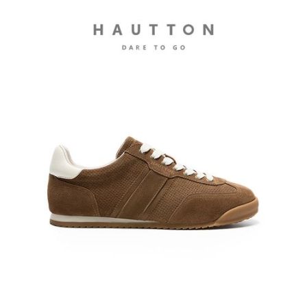 皓顿复古真皮德训鞋百搭男鞋男士老钱风薄底休闲鞋透气931DX6083