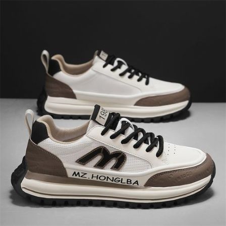 轻奢新款跑步潮鞋透气百搭运动鞋韩版青少年阿甘鞋轻便时尚休闲鞋