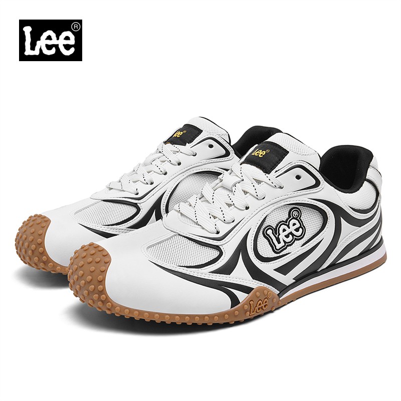 Lee男鞋2026冬季新款拼色德训鞋复古板鞋休闲鞋百搭鞋子男潮鞋主图