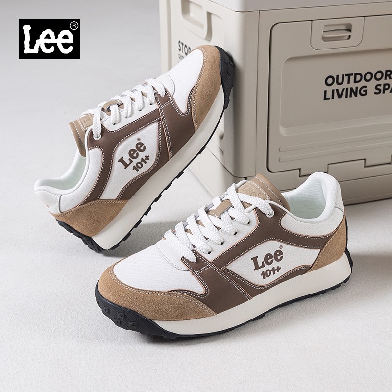 Lee鞋子男鞋2026新款复古运动休闲鞋软底阿甘鞋冬季高端男士潮鞋主图