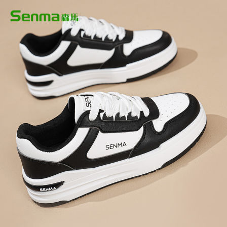 森马男鞋春季时尚运动休闲小白鞋青少年防滑增高透气低帮潮流板鞋