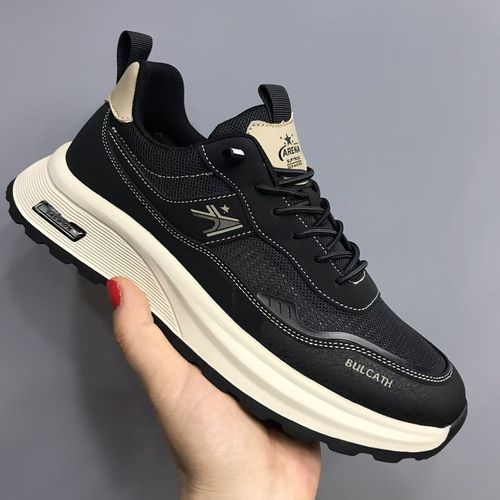 运动一脚蹬休闲风时尚男士透气百搭潮流跑步运动鞋春季新款休闲鞋主图