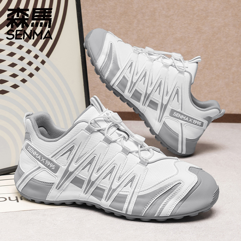 森马男鞋春季时尚百搭休闲鞋青少年增高防滑学生低帮鞋轻便运动鞋主图