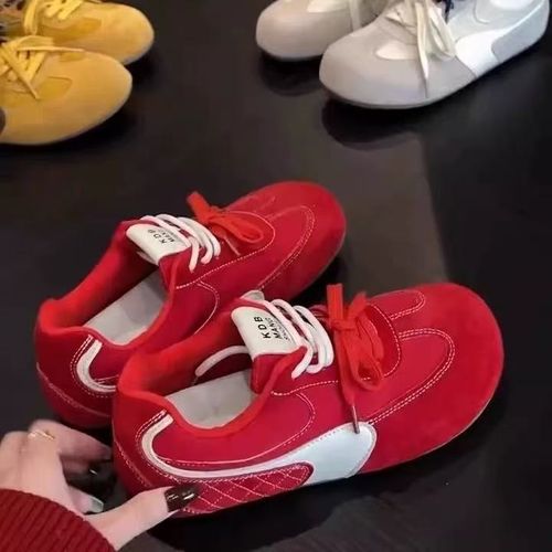 【德训鞋】新款复古软底德训鞋休闲百搭板鞋X1182主图