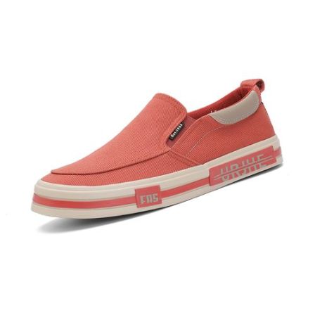 SB26152男鞋春夏新款透气一脚蹬懒人休闲低帮潮流百搭男士帆布鞋