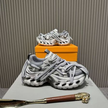 春季新款厚底增高百搭潮流休闲透气男鞋老爹鞋