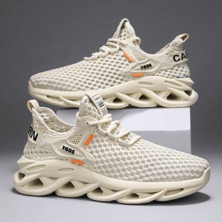 【成功男士驾车鞋】轻奢新款休闲运动跑步鞋透气柔软不臭脚网面鞋