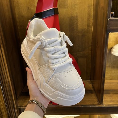 新款欧洲站明星达人同款透气男鞋气垫防滑增高时尚休闲板鞋主图