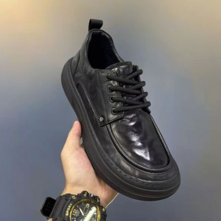 2380-6新品男士纯皮休闲舒适男鞋百搭简约帅气范高级感商务潮流酷