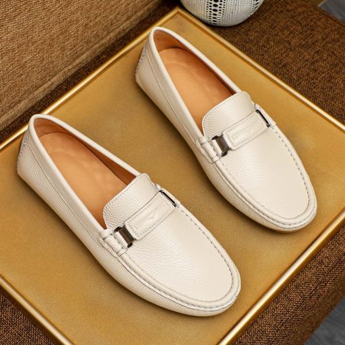 爆款韩版时尚豆豆鞋真皮软底百搭乐福鞋2026新款透气懒人驾车鞋主图