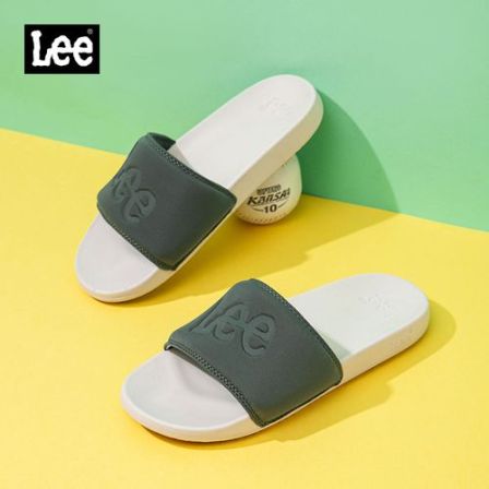 Lee凉拖潮牌夏季休闲一字拖拖鞋厚底防滑外出外穿男士拖鞋轻奢