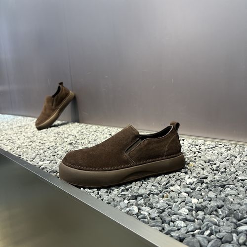 2026四季新款男士翻毛皮懒人一脚蹬软底软面青春时尚百搭舒适潮鞋主图