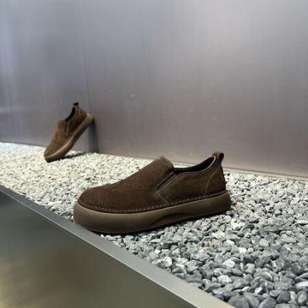 2026四季新款男士翻毛皮懒人一脚蹬软底软面青春时尚百搭舒适潮鞋