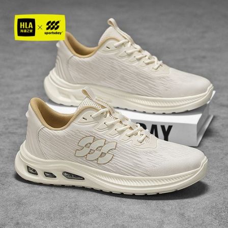 HLA/海澜之家男鞋春夏网面透气厚底增高老爹鞋户外时尚休闲鞋男士