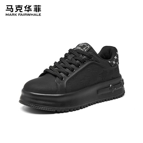马克华菲2026年设计师新款增高休闲透气百搭潮流板鞋潮鞋厚底时尚主图