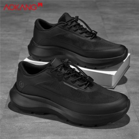 Aokang/奥康官方正品运动鞋休闲男士透气网面鞋男减震跑步鞋男鞋