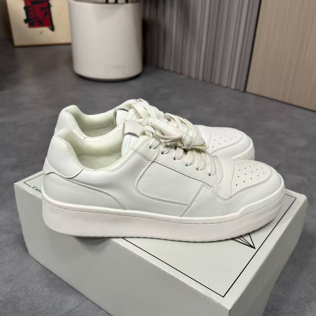 创恒（小白）春季新款时尚百搭男士休闲低帮小白板鞋主图