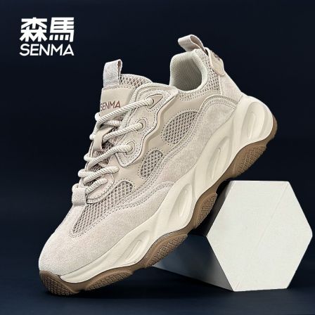 SENMA/森马春季新款舒适百搭韩系运动厚底增高潮流帅气通勤户外
