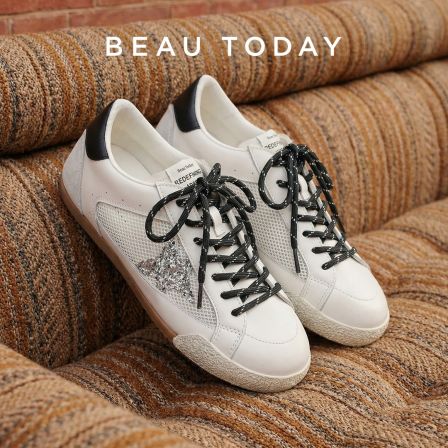 【王雪糕专属】BeauToday新版网面透风百搭星星鞋女鞋女小白鞋休闲鞋