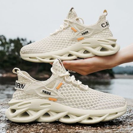【成功男士驾车鞋】轻奢新款休闲运动跑步鞋透气柔软不臭脚网面鞋
