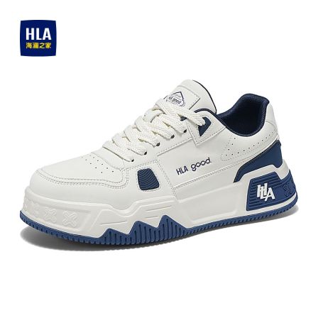 HLA/海澜之家男鞋秋冬新款潮流时尚休闲鞋百搭增高板鞋男经典舒适