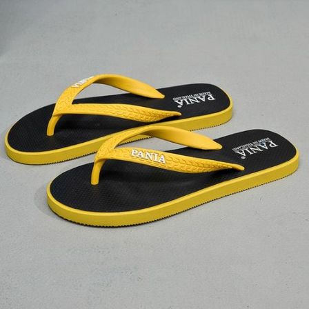 泰国PANIA天然橡胶沙滩人字拖鞋防水滑软底夹脚男女潮夏外穿