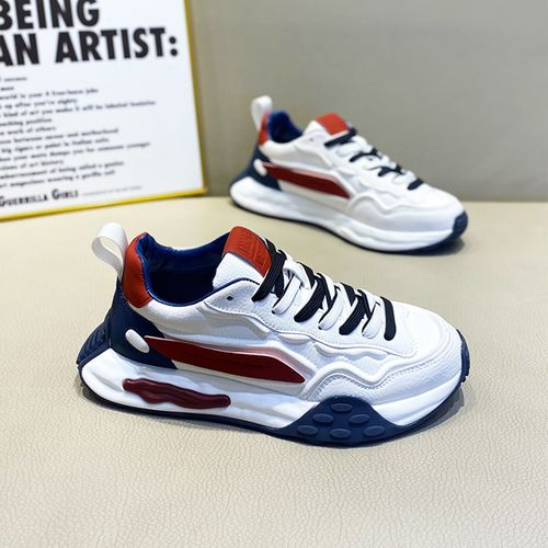 潮鞋春秋新款2026男士潮流防滑百搭透气厚底增高舒适阿甘鞋运动鞋主图