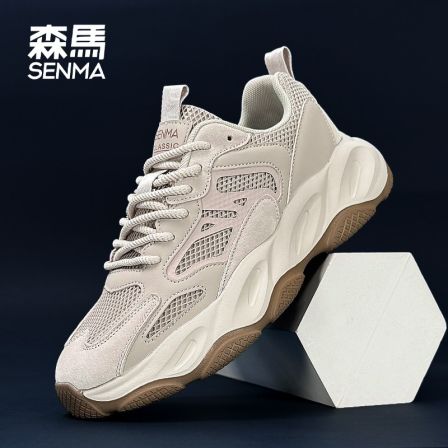 SENMA/森马春季新款舒适百搭韩系增高潮流帅气通勤户外运动厚底