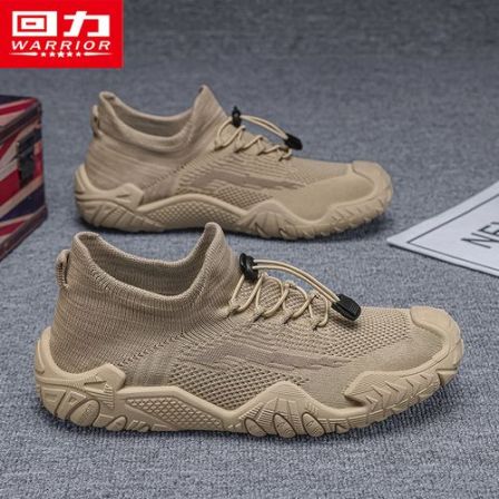 回力男鞋一脚蹬运动鞋男2026春夏季新款透气网面休闲鞋轻便跑步鞋