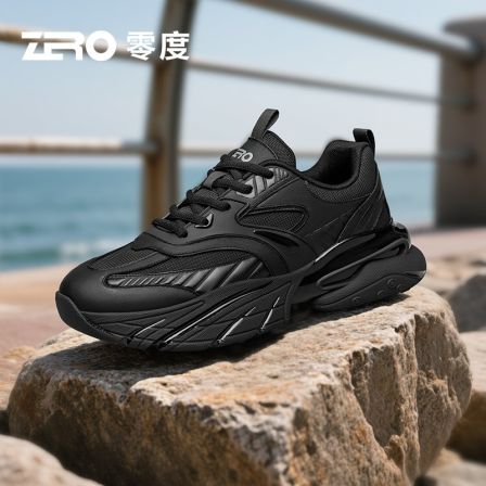 ZRO零度男鞋夏季新款透气老爹鞋防滑缓震厚底增高运动休闲鞋