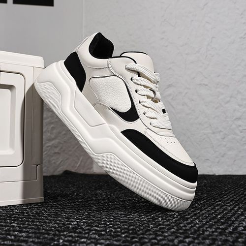 小白鞋新品休春季男式闲运动潮鞋高级感板鞋男款厚底男式单鞋批发主图