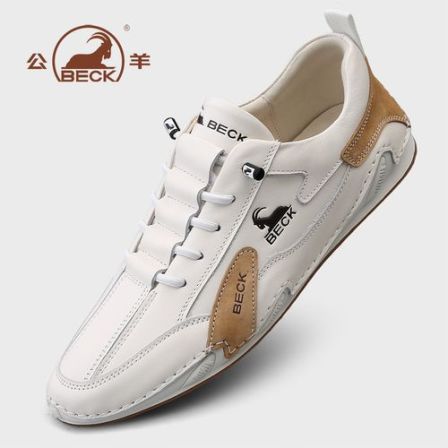 公羊男鞋2026新款鞋子真皮潮鞋百搭板鞋运动户外男士休闲鞋小白鞋