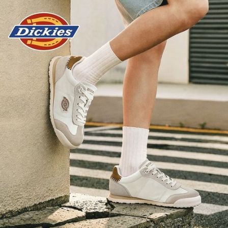 Dickies舒适百搭德训鞋男士户外复古休闲鞋运动时尚低帮阿甘鞋