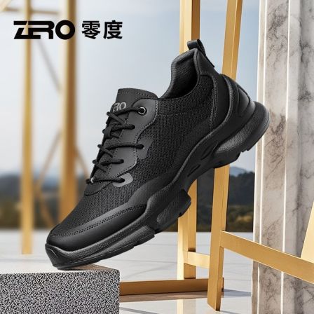 ZRO零度户外运动休闲鞋夏季新款男鞋透气轻盈防滑增高健步鞋男
