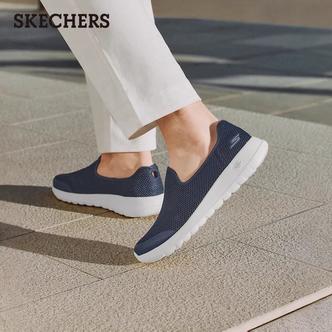 Skechers斯凯奇春季男鞋一脚蹬健步鞋透气网面休闲运动鞋216700主图