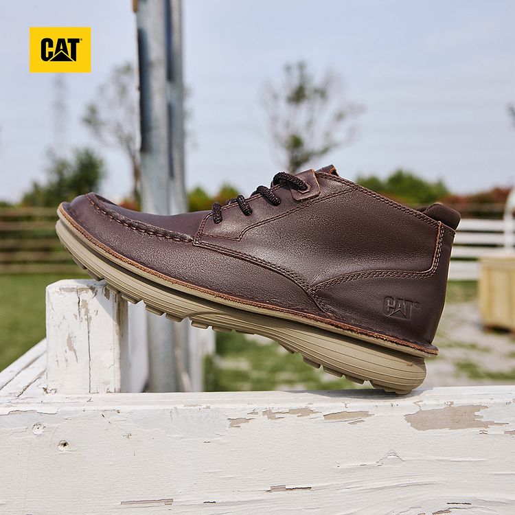 CAT卡特26春季新品英伦复古男士皮鞋休闲英伦商务皮鞋P725410主图