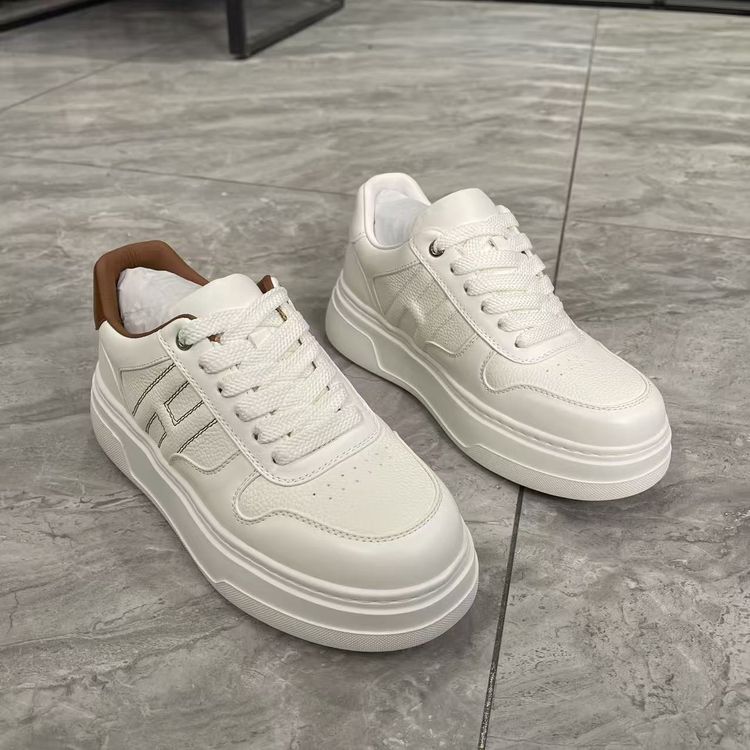 曜安男装•620男士春夏款时尚休闲百搭百配纯皮小白鞋主图