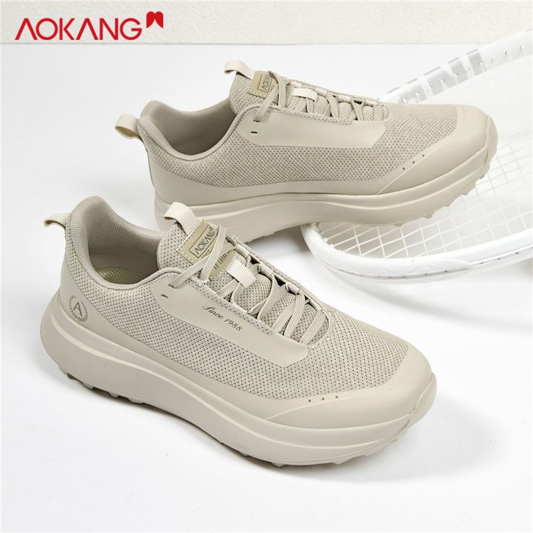 Aokang/奥康官方正品新款男士透气百搭运动休闲鞋软底舒适时尚鞋主图
