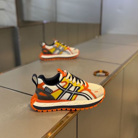 低帮鞋拼色时尚休闲设计感网红同款男士鞋子春季新款男鞋百搭潮款