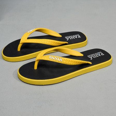 泰国PANIA天然橡胶沙滩人字拖鞋防水滑软底夹脚男女潮夏外穿
