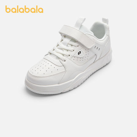童鞋儿童运动鞋男童春秋时尚百搭板鞋简洁舒适低帮小白鞋