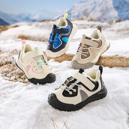 童鞋儿童学步鞋男女童宝宝鞋子加绒新春秋机能鞋护足