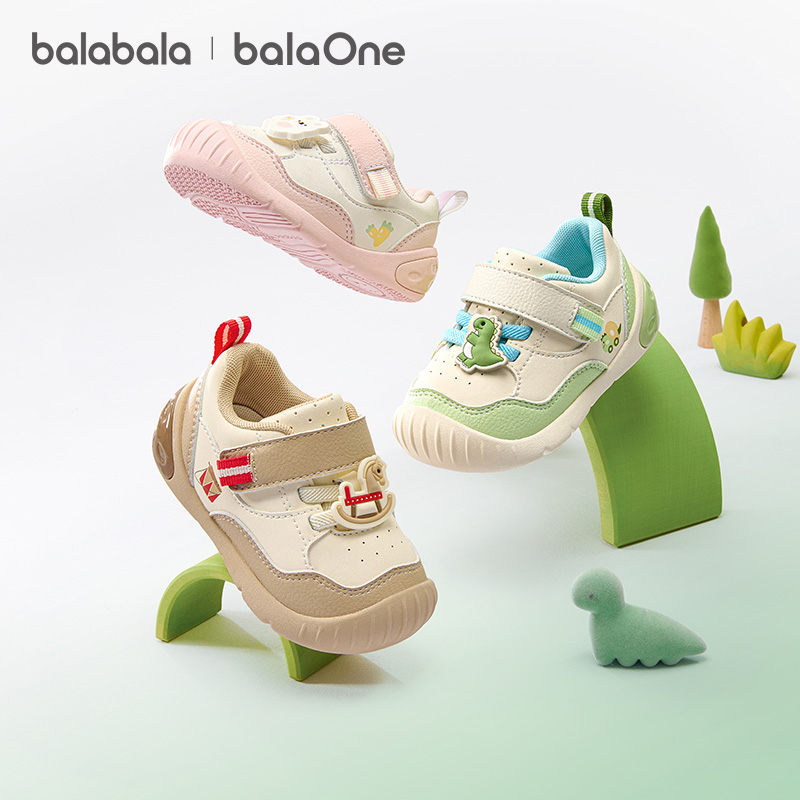 【balaOne】巴拉巴拉宝宝学步鞋透气防滑婴儿鞋春秋2026新款可爱主图