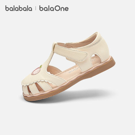 【balaOne】巴拉巴拉童鞋儿童凉鞋女童2026夏新款精致绣花休闲鞋