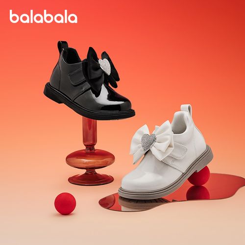童鞋儿童靴子低帮靴女童鞋春季新款蝴蝶结甜拜年鞋子主图