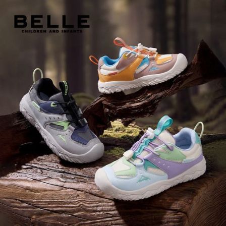 【琥珀流光】百丽2026春季新款儿童运动鞋中大童户外休闲鞋【L6C510】