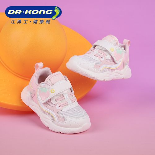 DR·KONG/江博士·健康鞋春季女童二段网面防滑学步鞋1B14A1015BW0主图