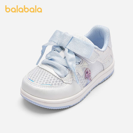 【迪士尼IP】巴拉巴拉童鞋儿童板鞋女童鞋子艾莎夏季新款透气