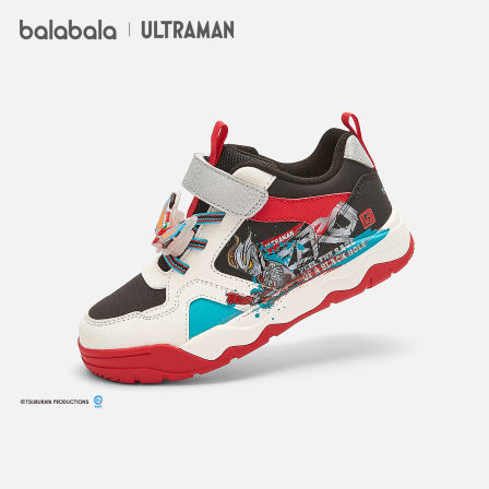【奥特曼IP商场同款】巴拉巴拉男童运动板鞋闪灯鞋秋冬新款潮