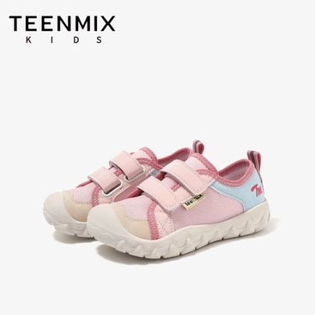 天美意童鞋2026春季新款女童软底户外运动鞋子男童透气轻便休闲鞋